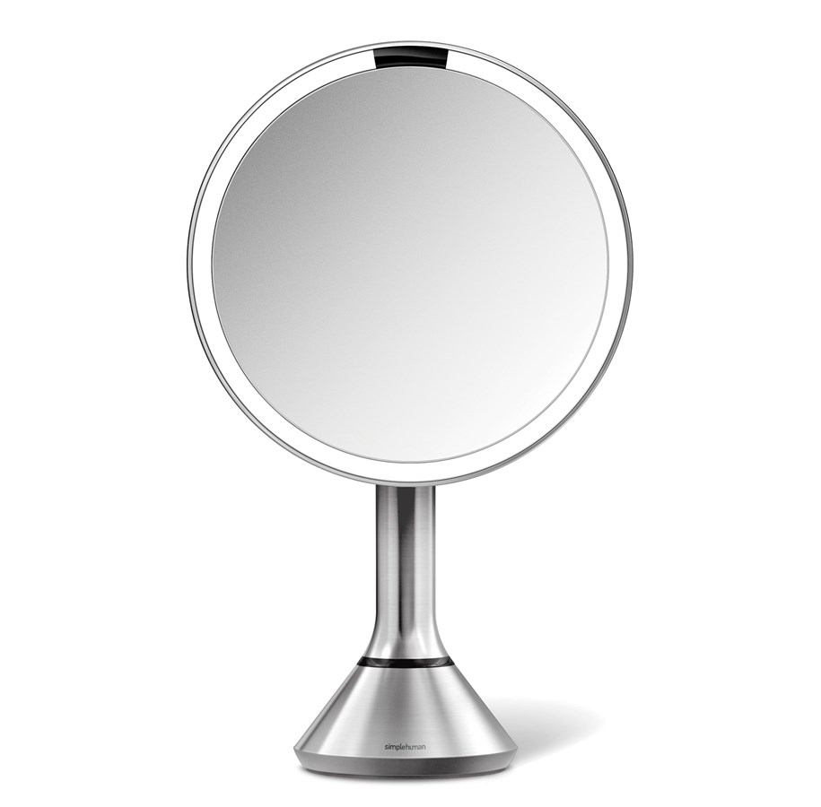 Kosmetik Spiegel - Simplehuman Sensor-Spiegel mit Touch-Control-Helligkeit und doppelter Lichtfunktion, gebürstet - ST3052