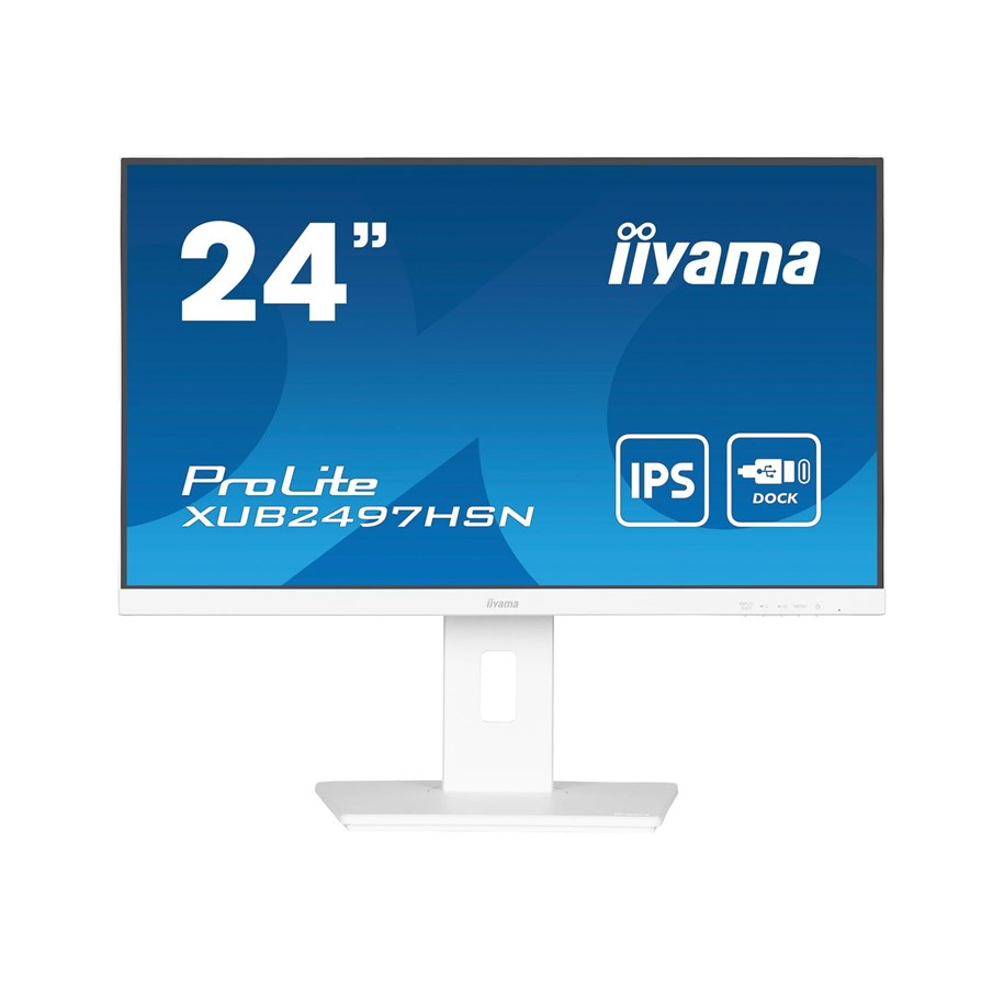 Monitor - 24" iiyama XUB2497HSN-W1 - 1920x1080 - 100Hz - IPS - 65W USB-C - XUB2497HSN-W1