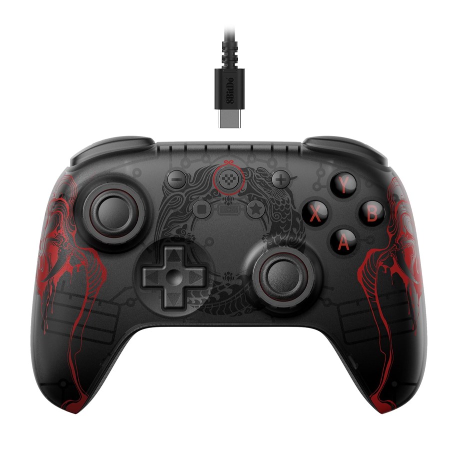 Gaming Zubehör - 8BitDo Ultimate 2C Wired Pad Black Myth Wukong - Wired Controller - Android - RET00482