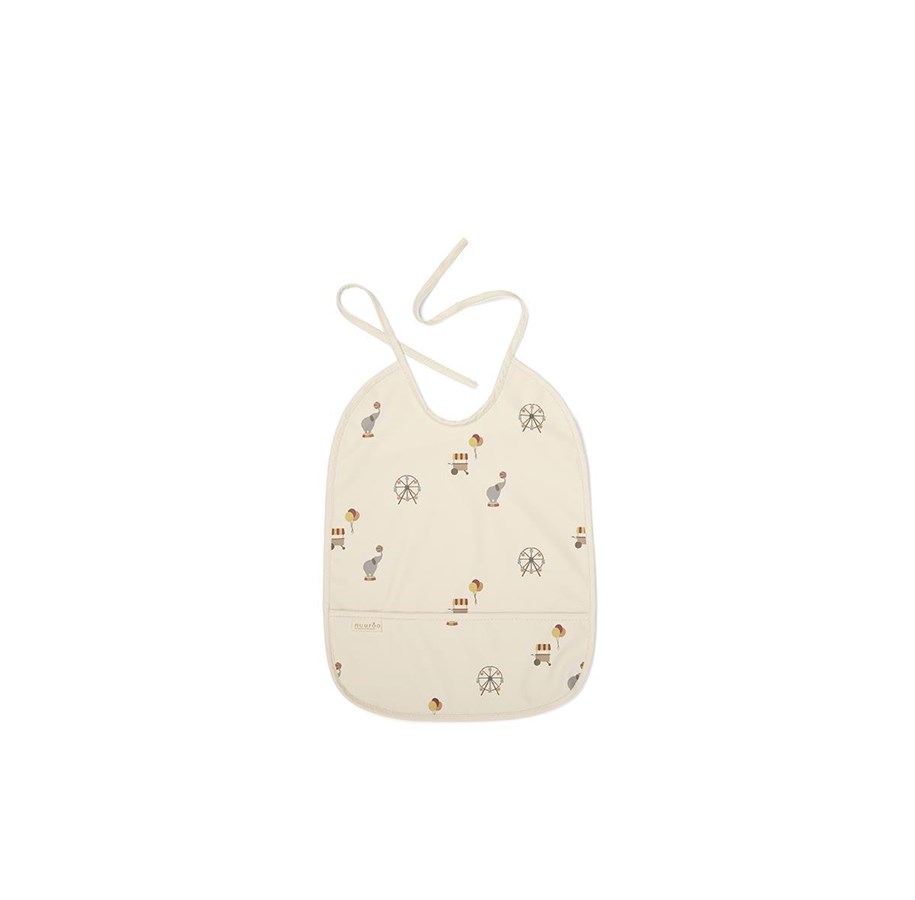Babypflege - Nuuroo Ida bib 2-pack - Creme - Circus - NU212CC