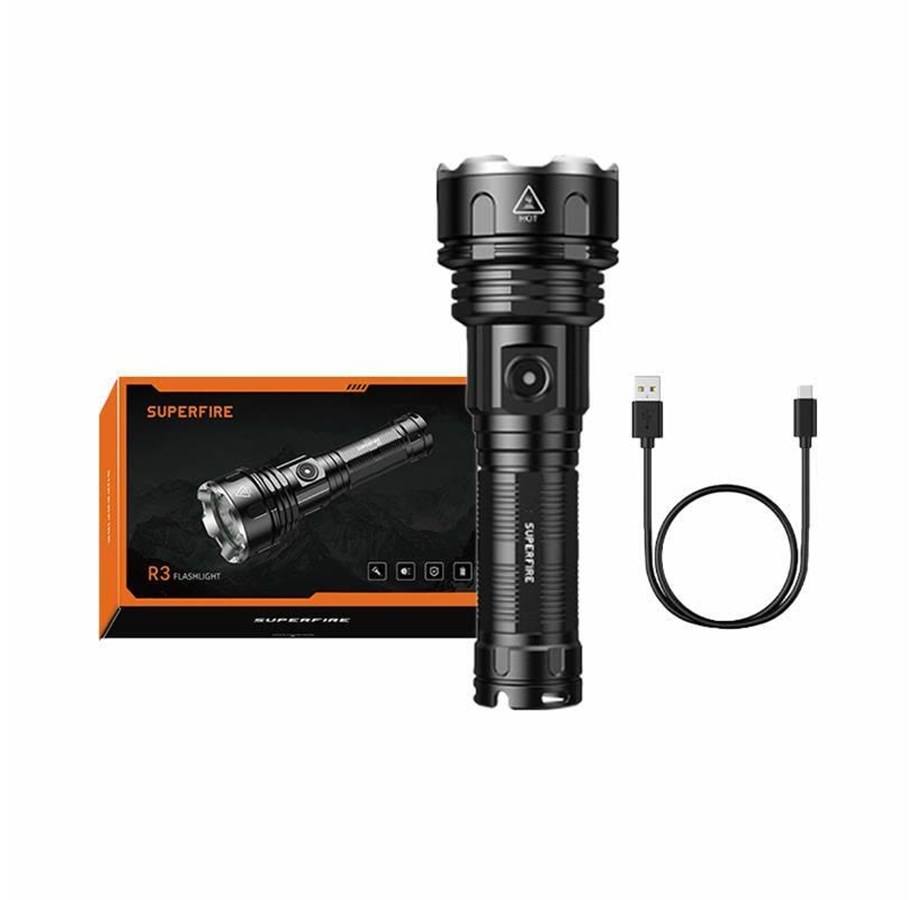 Smart-Home - Superfire flashlight R3 P90 2000lm USB - R3 P90