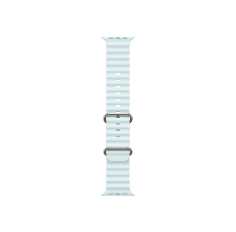 Smartwatch - Accessories - Apple 49mm Ice Blue Ocean Band - Titanium Finish - MXTF3ZM/A
