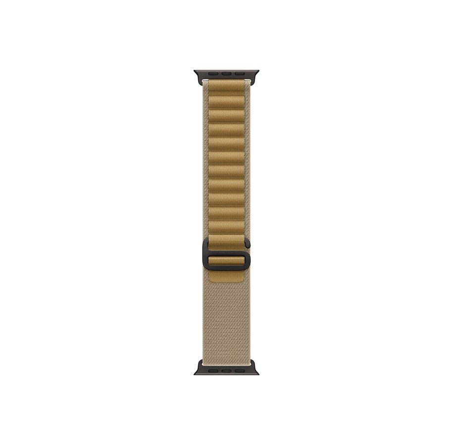Smartwatch - Accessories - Apple 49mm Tan Alpine Loop - Large - Black Titanium Finish - MYQ23ZM/A