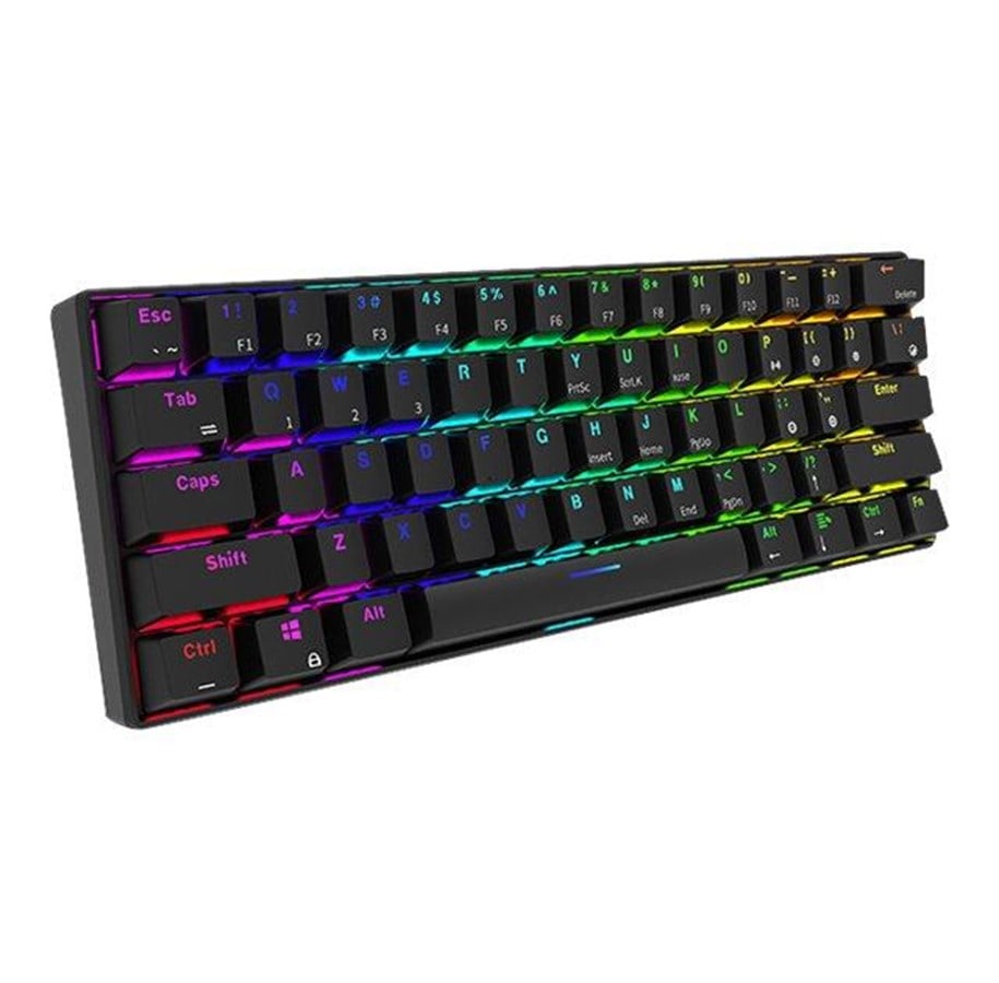 Tastaturen - Royal Kludge RK61 - Gaming Tastatur - 60% - Englisch (US) - Schwarz - RK61