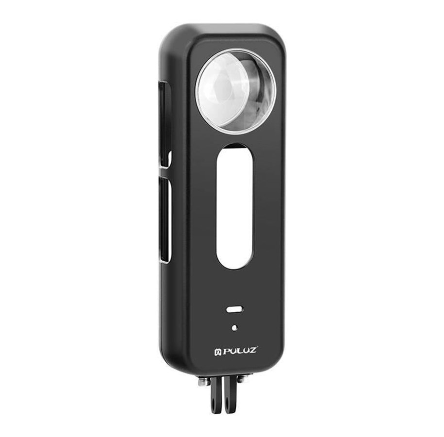 Actionkamera Zubehör - Puluz Metal protective housing with lens cover for Insta360 X4 - PU990B