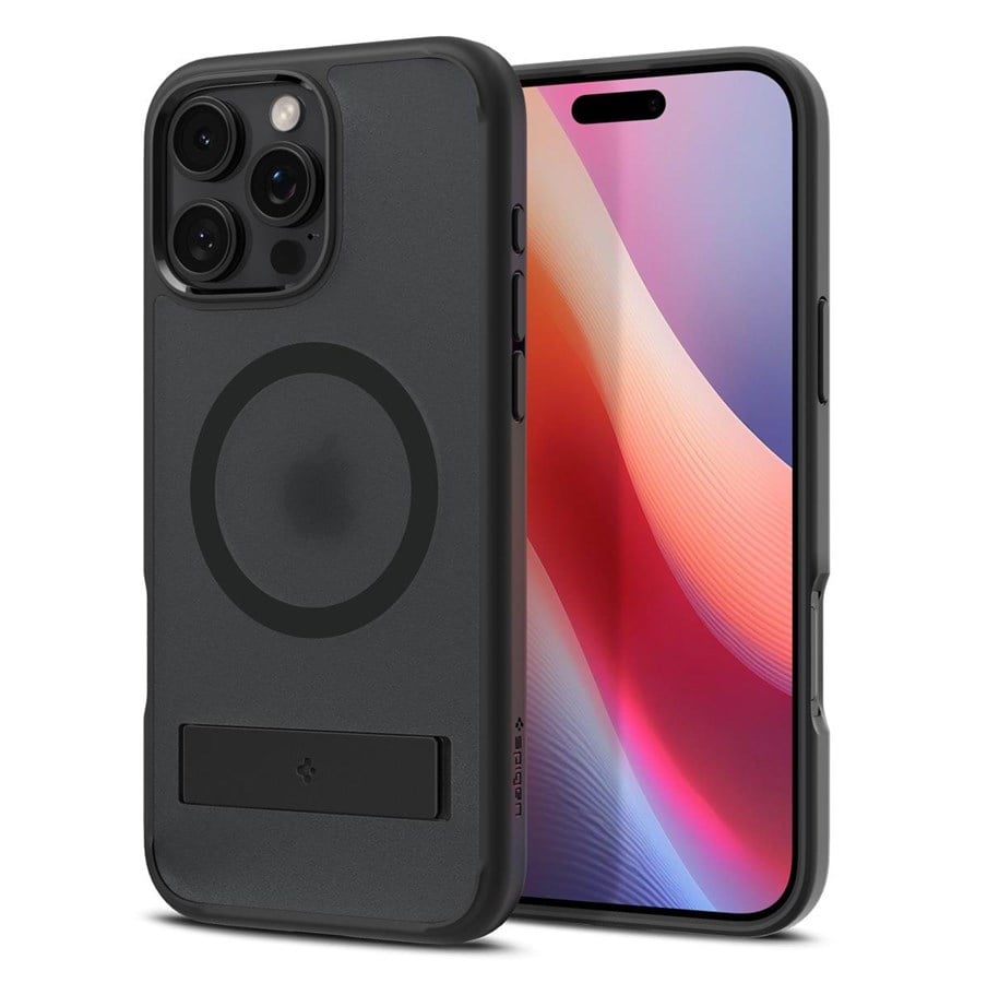 Handys - Cover & Cases - Spigen Ultra Hybrid S MagSafe - frost black - iPhone 16 Pro - ACS08379