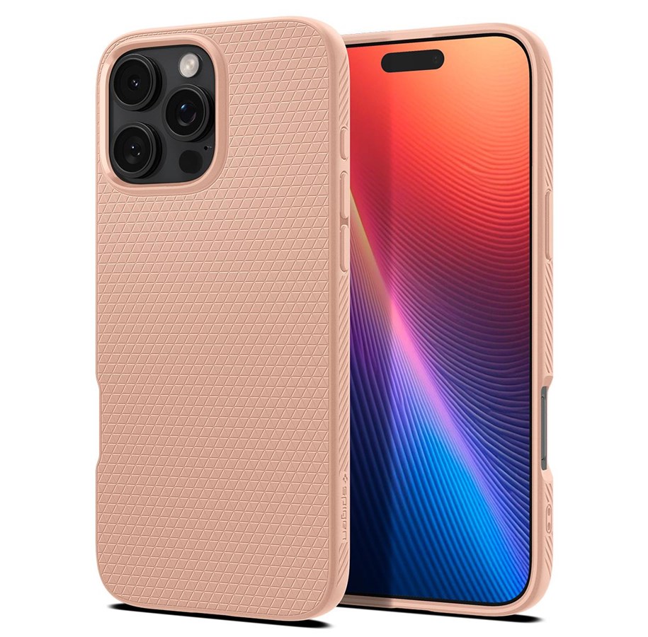 Handys - Cover & Cases - Spigen Liquid Air - rose titanium - iPhone 16 Pro Max - ACS08687