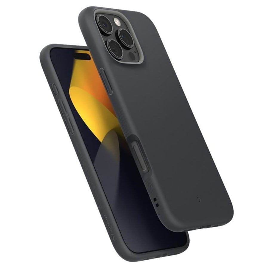 Handys - Cover & Cases - Spigen Caseology Nano Pop MagSafe - black sesame - iPhone 16 Pro - ACS08175