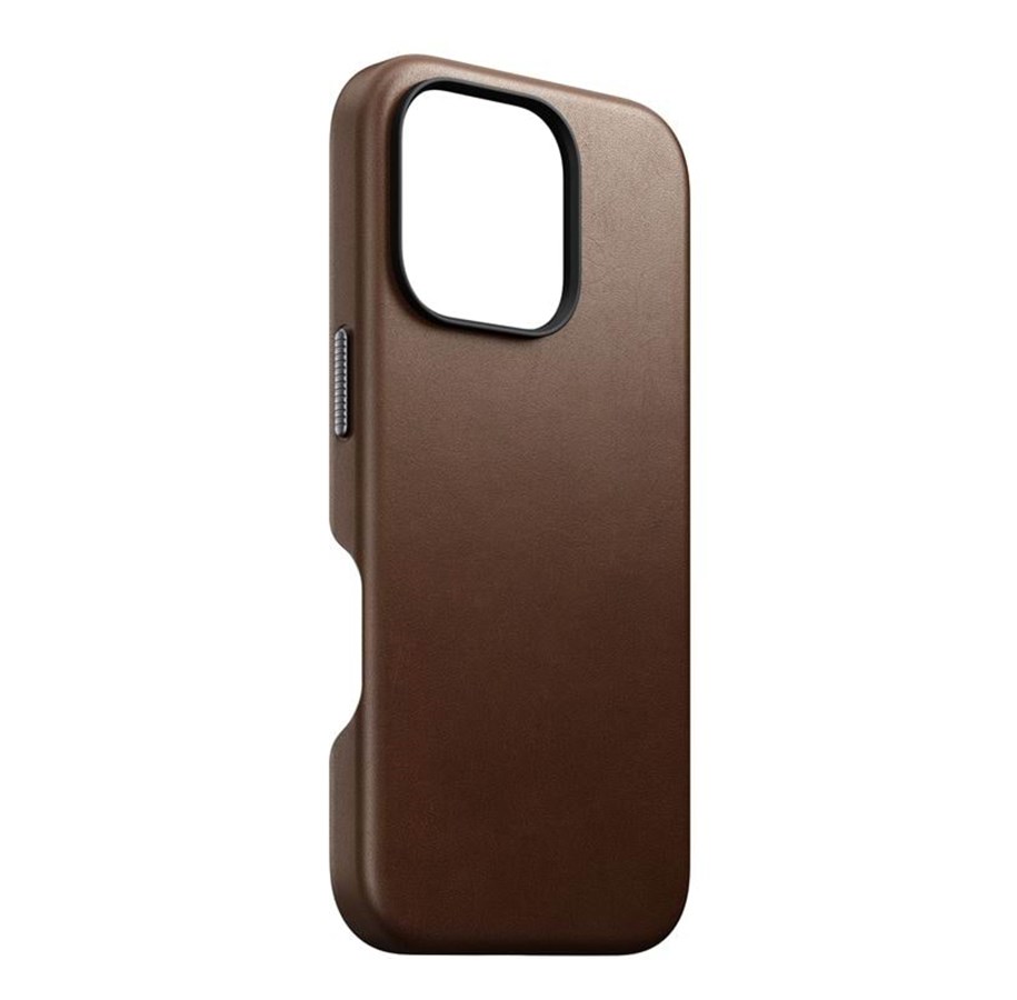 Handys - Cover & Cases - Nomad Traditional Leather case brown iPhone 16 Pro - NM01392385