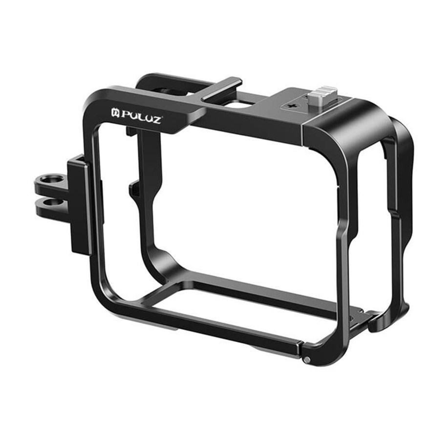 Actionkamera Zubehör - Puluz Metal Protective Cage Adapter Frame for Insta360 Ace Pro - PU991B