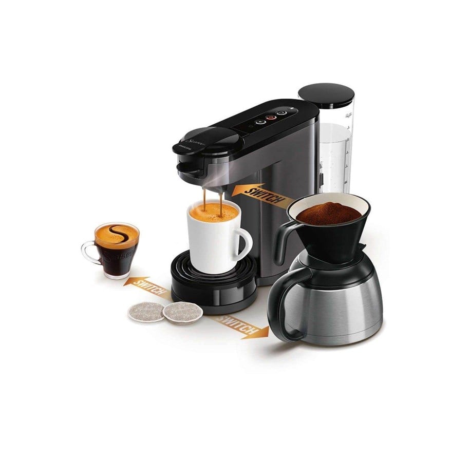 Kaffeezubereitung - Philips Senseo Switch 3-in-1 BASE+ HD6593/20 - Cashmere Grey *DEMO* - HD6593/22