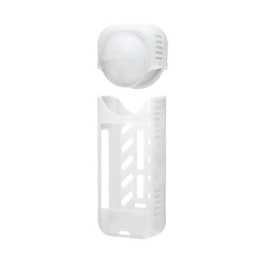 Actionkamera Zubehör - Sunnylife silicone case + lens cover for Insta360 X4 (white) - X4-BHT818-W