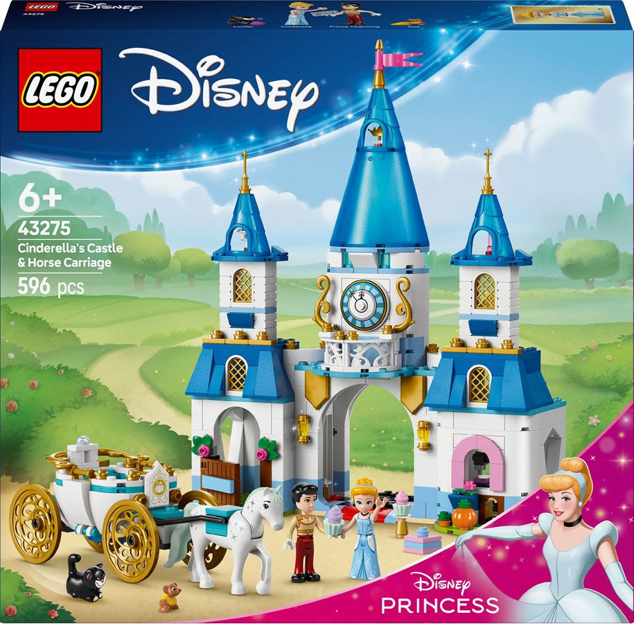 LEGO®  - LEGO Disney 43275 Cinderellas Schloss und Pferdekutsche - 43275