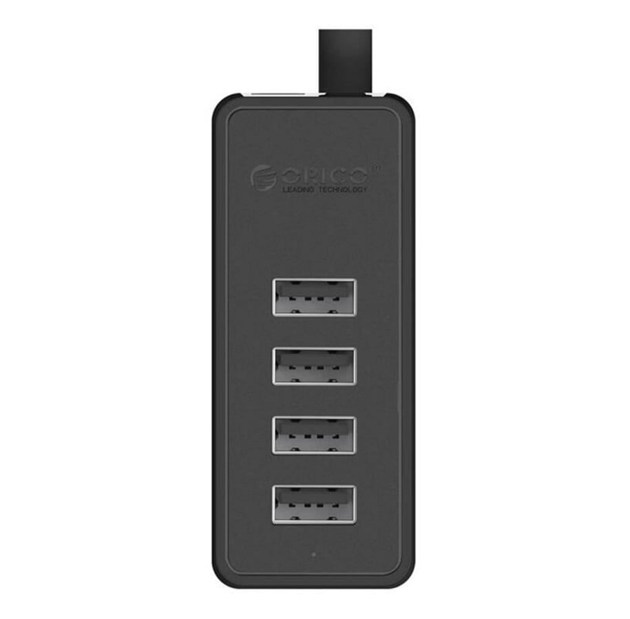 USB-Hubs - ORICO W5P-30 USB to 4x USB 2.0 Hub Adapter (black) USB-Hubs - USB 2.0 - 4 - Schwarz - W5P-U2-030-BK-EP