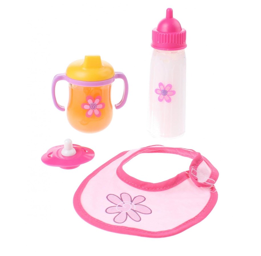 Puppen & Zubehör - Baby Rose Doll Play Set Mealtime - 27567