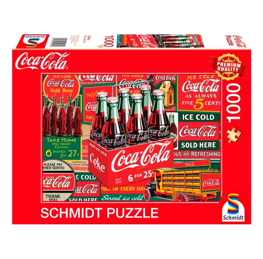 Puzzle - Schmidt Puzzle - Coca Cola classic (1000 pieces) 2D Puzzles - SCH9914