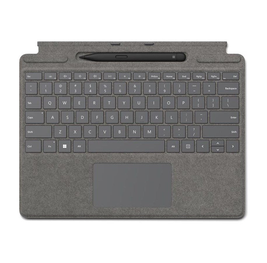 Tastaturen - Microsoft Surface Pro Signature - Tastatur - Grau - 8X8-00171