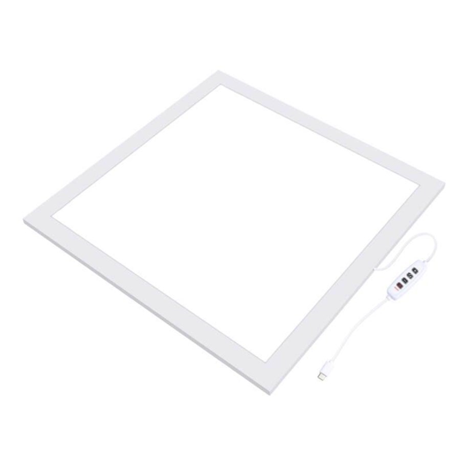 Foto & Video Zubehör - Puluz Photography Shadowless Light Lamp Panel 1200LM LED 33.3cm x 33.3cm Effective Area - PU5139