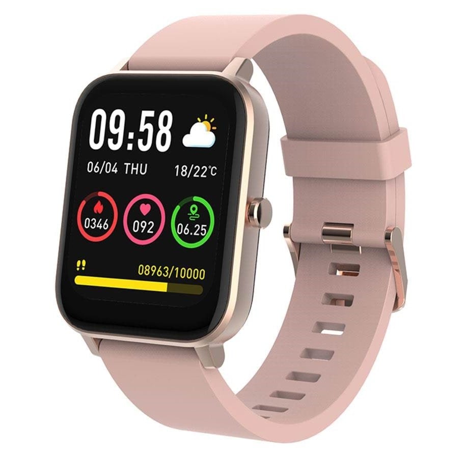 Smartwatches, Pulsuhren, Sportuhren & Schrittzähler - Forever ForeVigo 3 SW-320 Smartwatch Rose Gold *DEMO* - GSM169758
