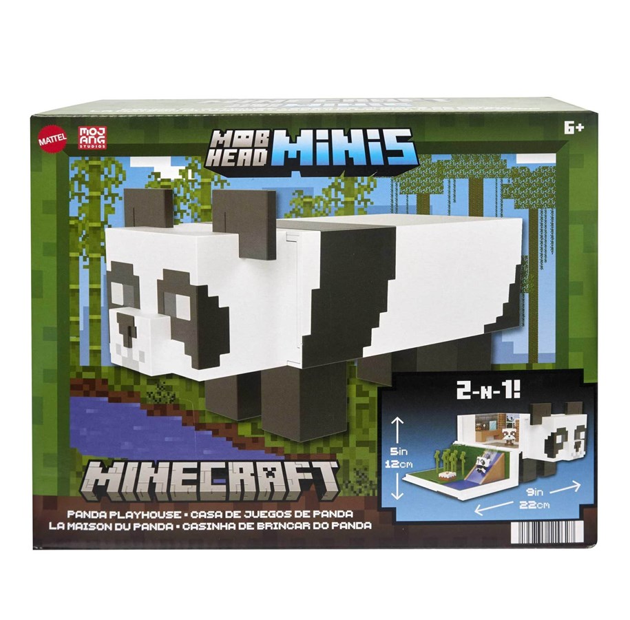 Figuren - Minecraft MOB Head Minis Panda Playhouse - HLL25