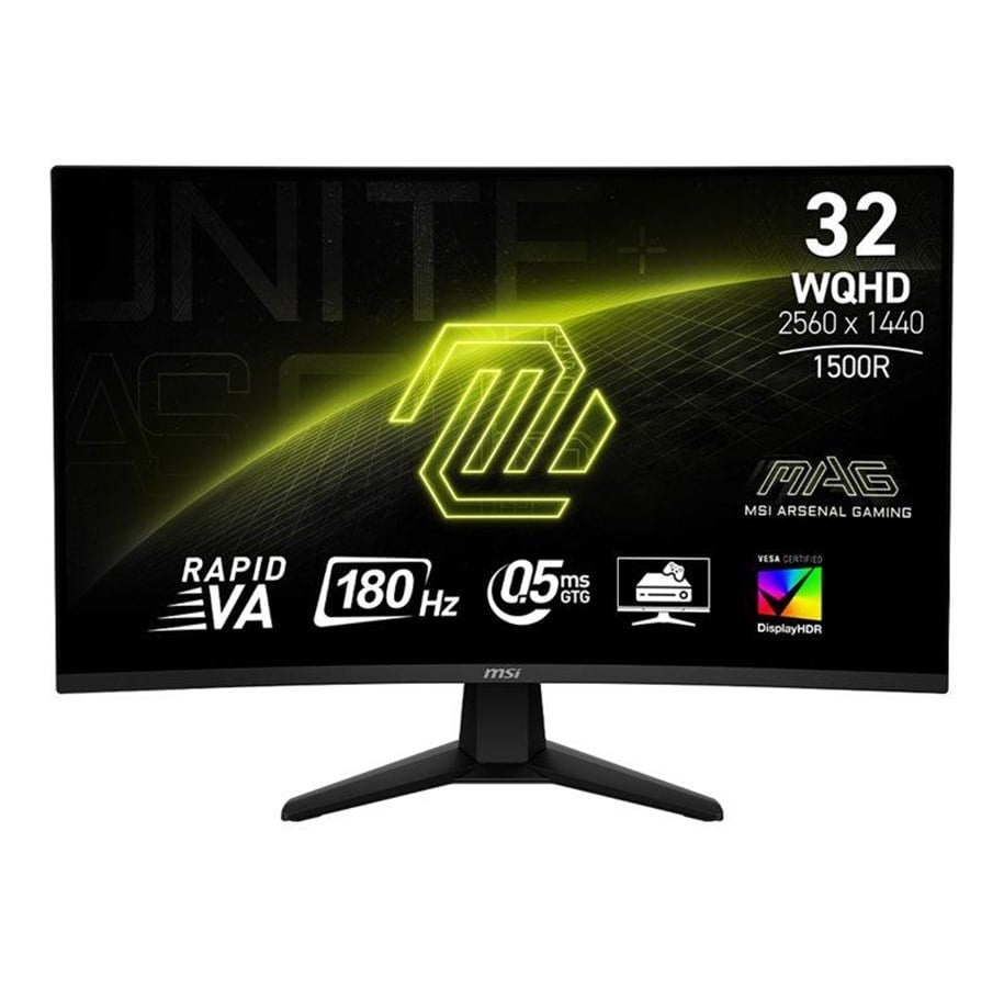 Monitor - 32" MSI MAG 32CQ6F - 2560x1440 - 180Hz - Rapid VA - MAG 32CQ6F