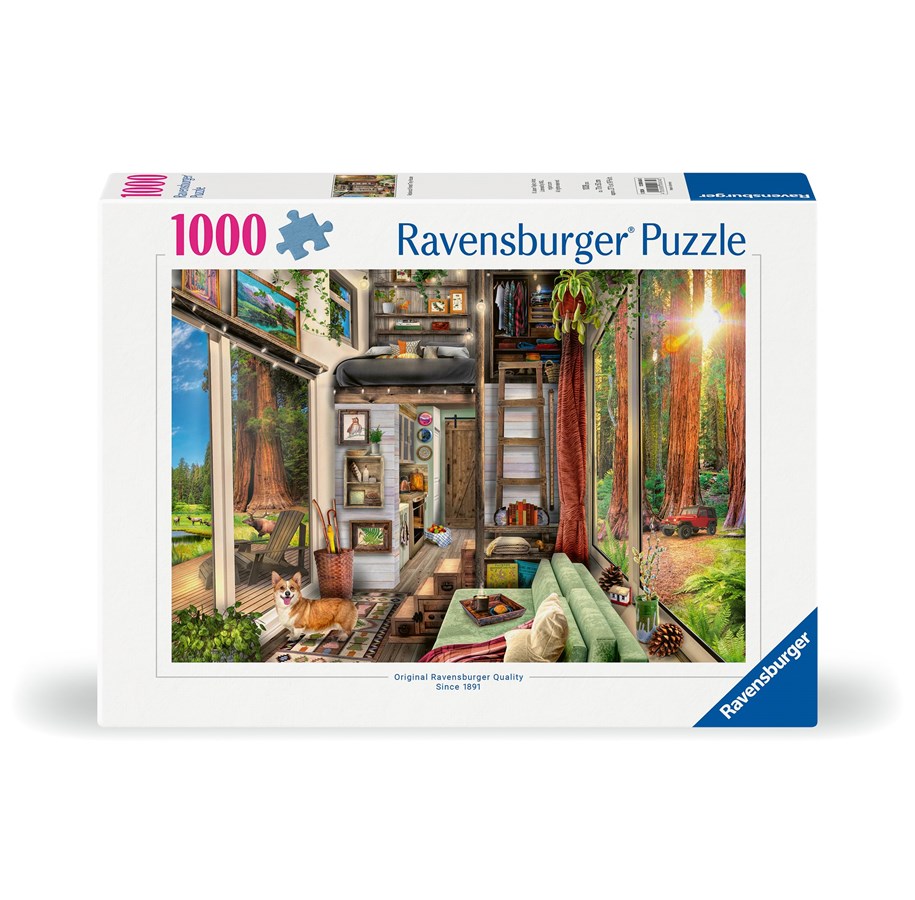 Puzzle - Ravensburger Redwood Forest Tiny House (1000) - 12000634
