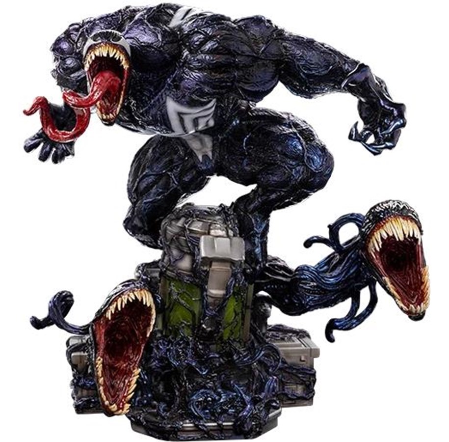 Merchandise - Iron Studios - Spider-man vs Villains - Venom Deluxe Statue Scale - Figur - MARCAS84723-10