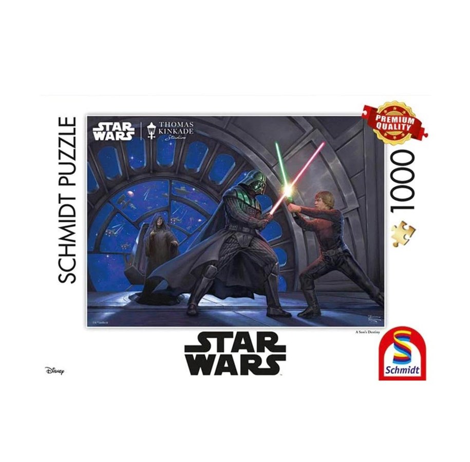 Puzzle - Schmidt Puzzle - Thomas Kinkade: Star Wars A sons Destiny (1000 pieces) 2D Puzzles - SCH7375