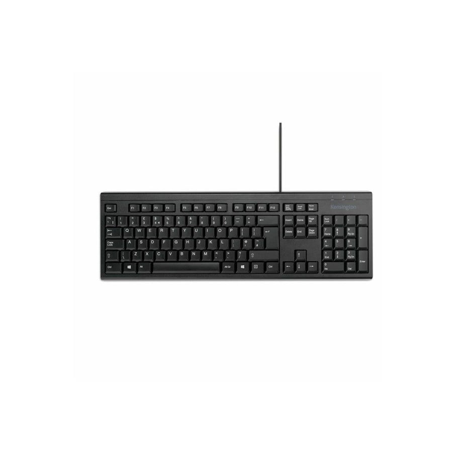 Tastaturen - Kensington KB100 - Tastatur - Englisch (UK) - Schwarz - K63727UK