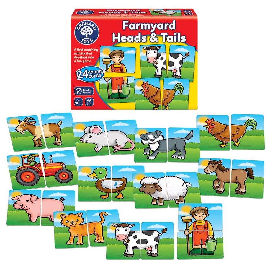 Brettspiele - Orchard Farmyard Heads And Tails - 600018