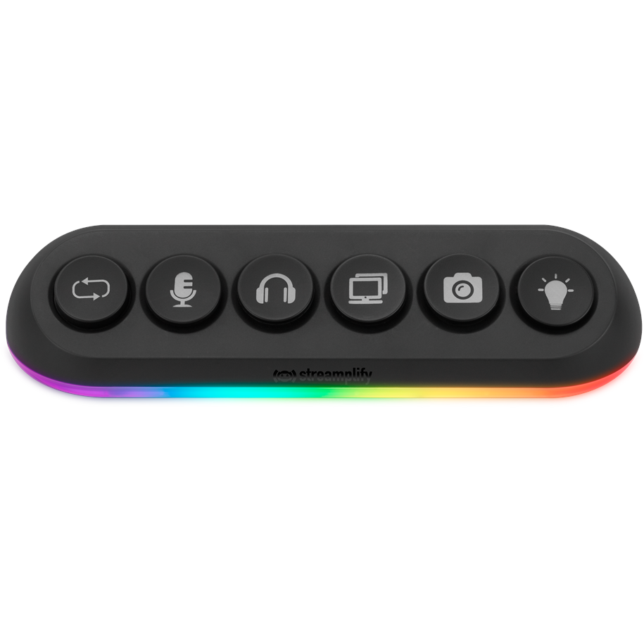 USB-Hubs - Streamplify HUB DECK 5 Slot RGB 12V USB-Hubs - USB 3.0 - 5 - Schwarz - SPUH-HZ51217.11
