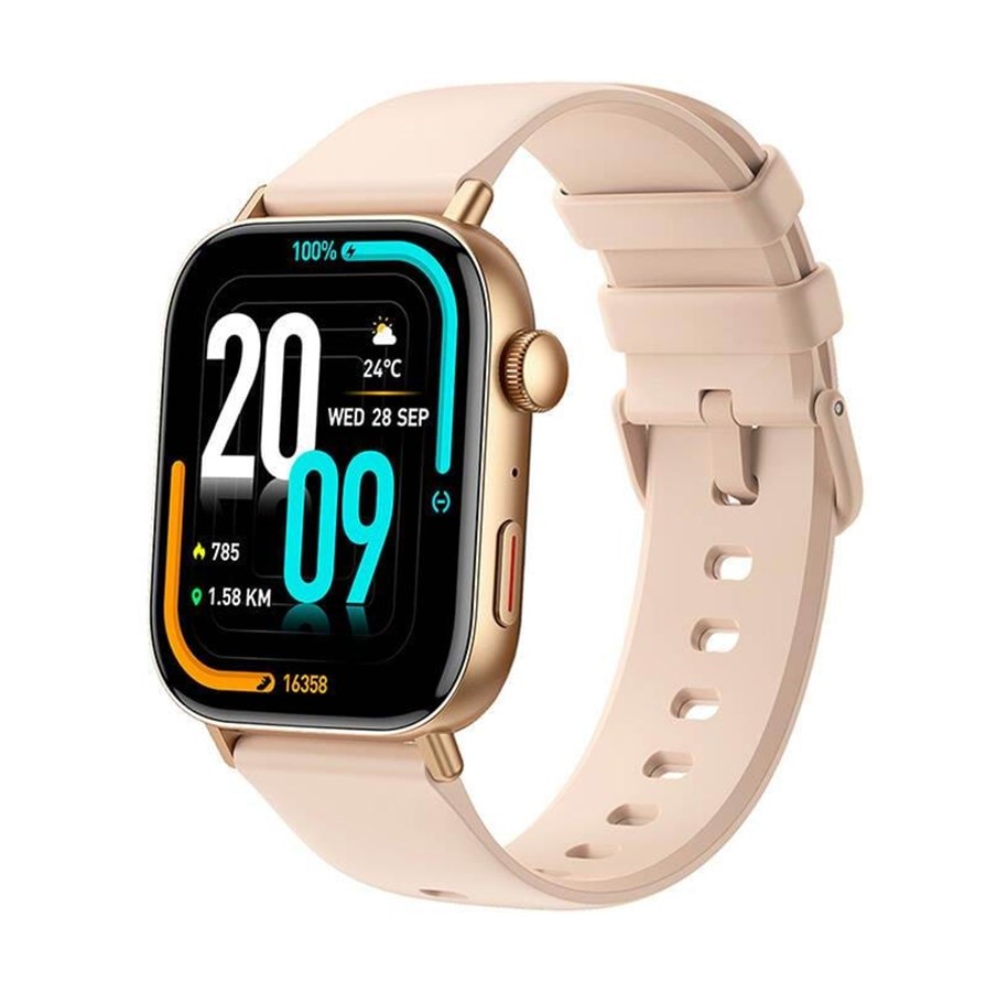 Smartwatches, Pulsuhren, Sportuhren & Schrittzähler - Colmi C8 Max Smartwatch (Gold) - C8 Max Gold