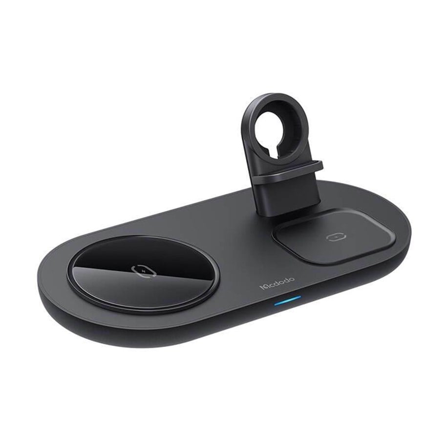 Handys - Adapter und Ladegeräte - Mcdodo Wireless Charger CH-7061 3 in 1 15W (mobile/TWS/Apple watch) (black) - CH-7061