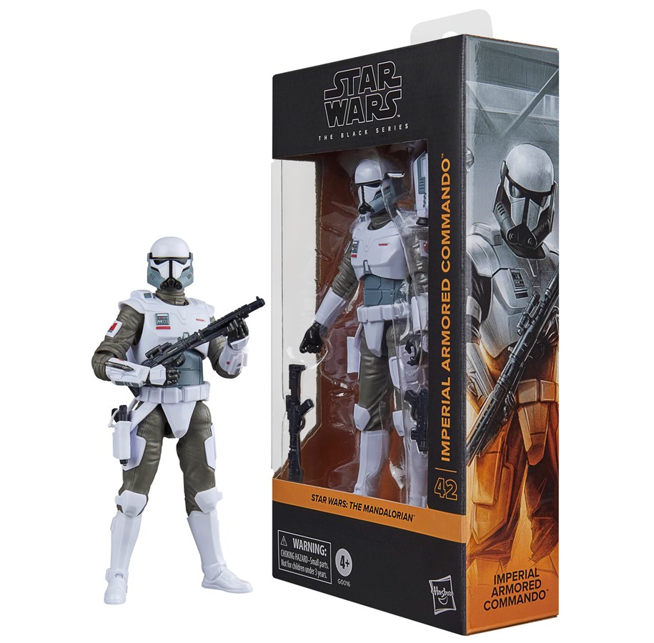 Figuren - Star Wars The Mandalorian The Black Series Imperial Armored Commando 15 cm - G00165X4