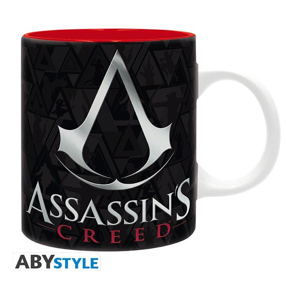 Merchandise - ABYstyle - ASSASSIN'S CREED Mug Crest black & red - Becher - ABYMUGA204