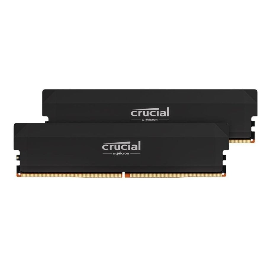 RAM - Crucial PRO Overclocking DDR5-6400 - 32GB - CL38 - Dual Channel (2 pcs) - AMD EXPO & Intel XMP - Schwarz - CP2K16G64C38U5B