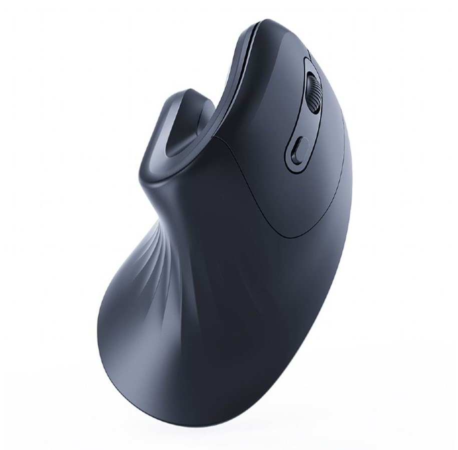 Maus - Gembird Ergonomic 6-button wireless optical mouse - Ergonomische Maus (Schwarz) - MUSW-ERGO-03