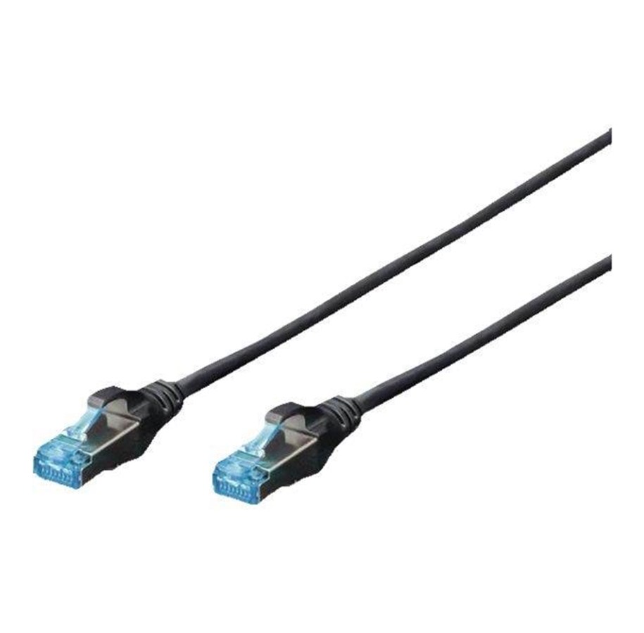 Netzwerk - Kabel - DIGITUS Professional patch cable - 1 m - black - Schwarz - 1m - DK-1532-010/BL
