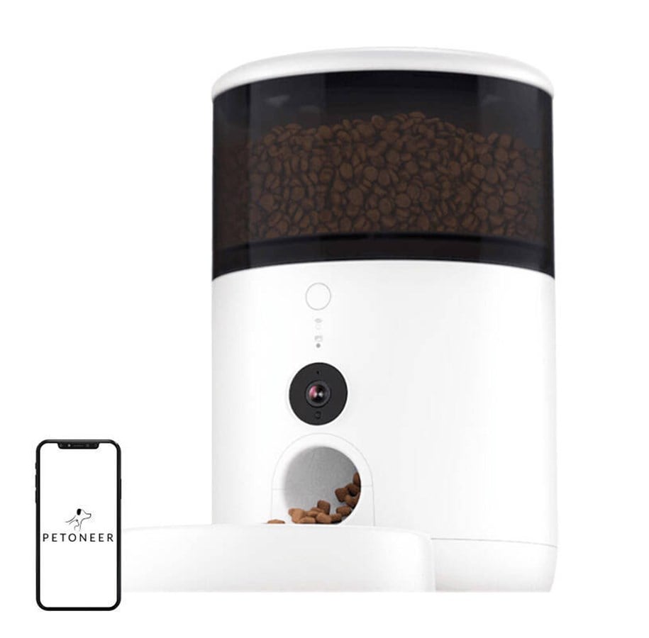 Katzen - Petoneer NutriVue Smart Pet Food Dispenser with HD Camera - PN-110056-01