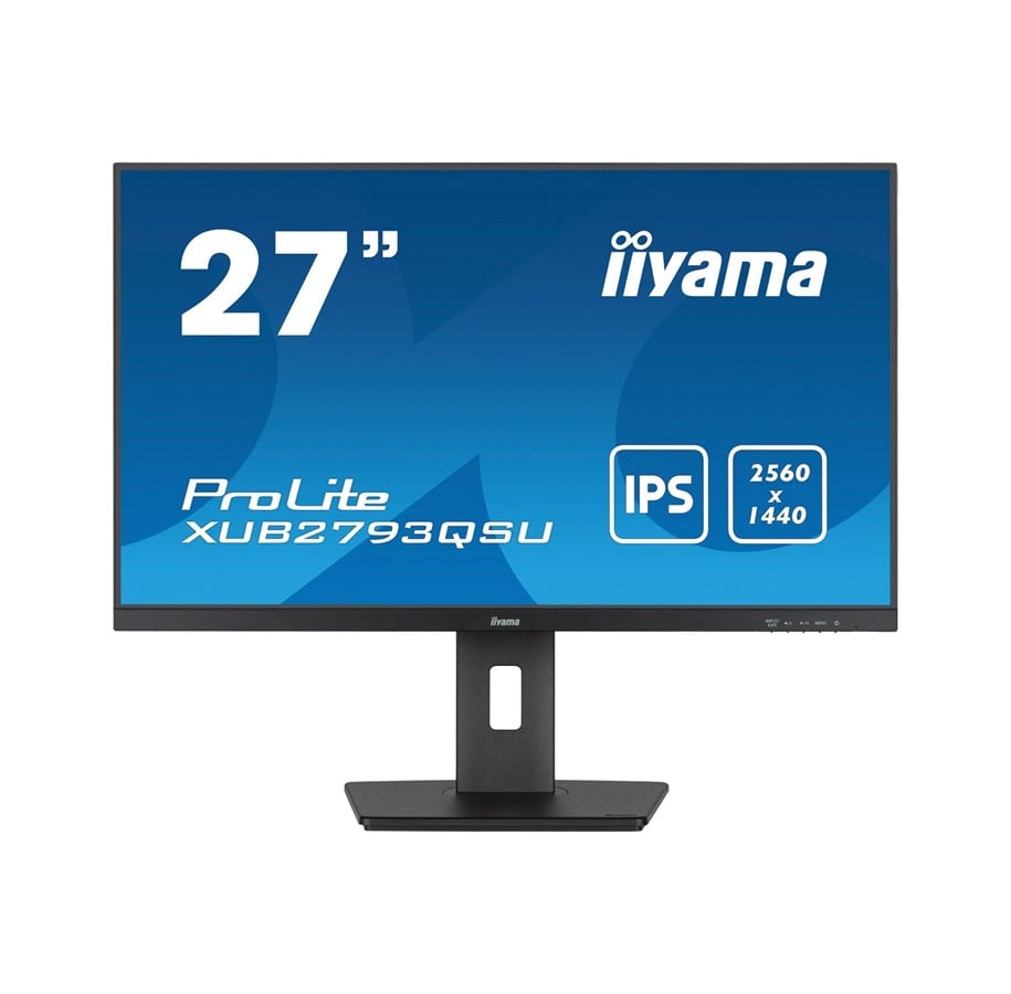 Monitor - 27" iiyama ProLite XUB2793QSU-B7 - 2560x1440 (QHD) - 100Hz - IPS - XUB2793QSU-B7