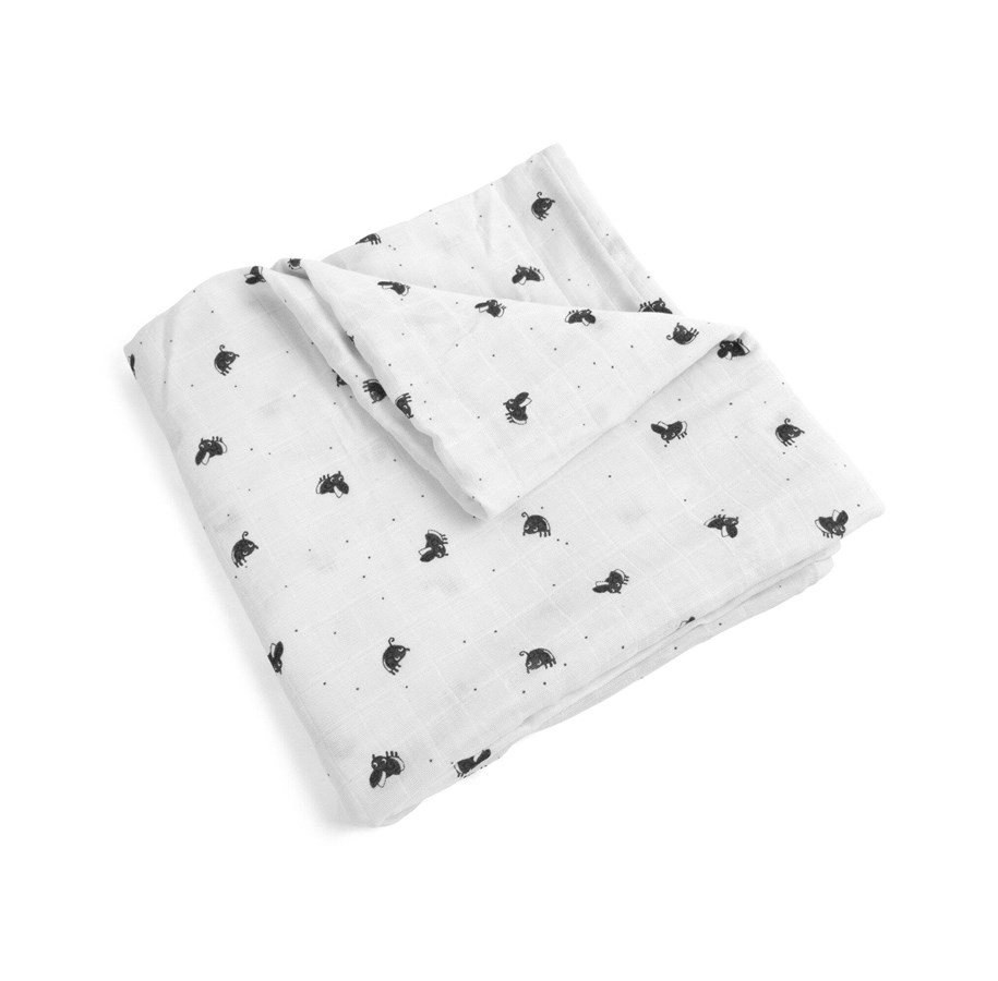 Babypflege - Filibabba Musselin Pucktuch 120x120 cm GOTS - Lucky - FI-03361