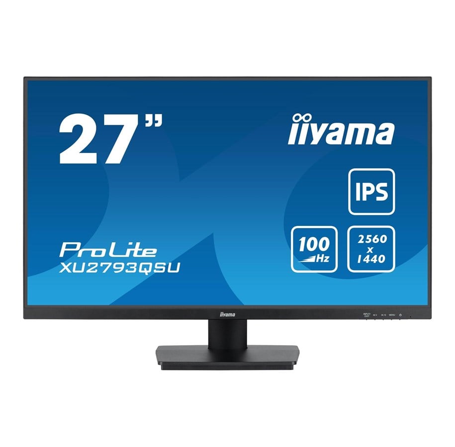 Monitor - 27" iiyama ProLite XU2793QSU-B7 - 2560x1440 - 100Hz - IPS - XU2793QSU-B7