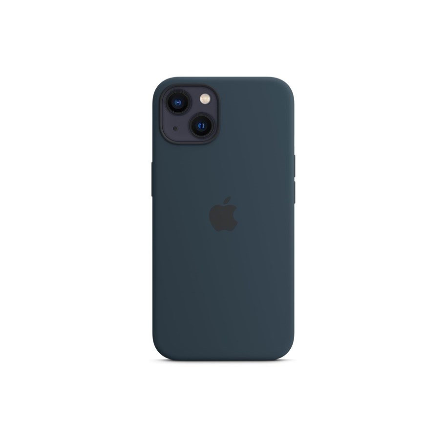 Handys - Cover & Cases - Apple iPhone 13 Silicone Case with MagSafe - Abyss Blue - MC2Y4ZM/A