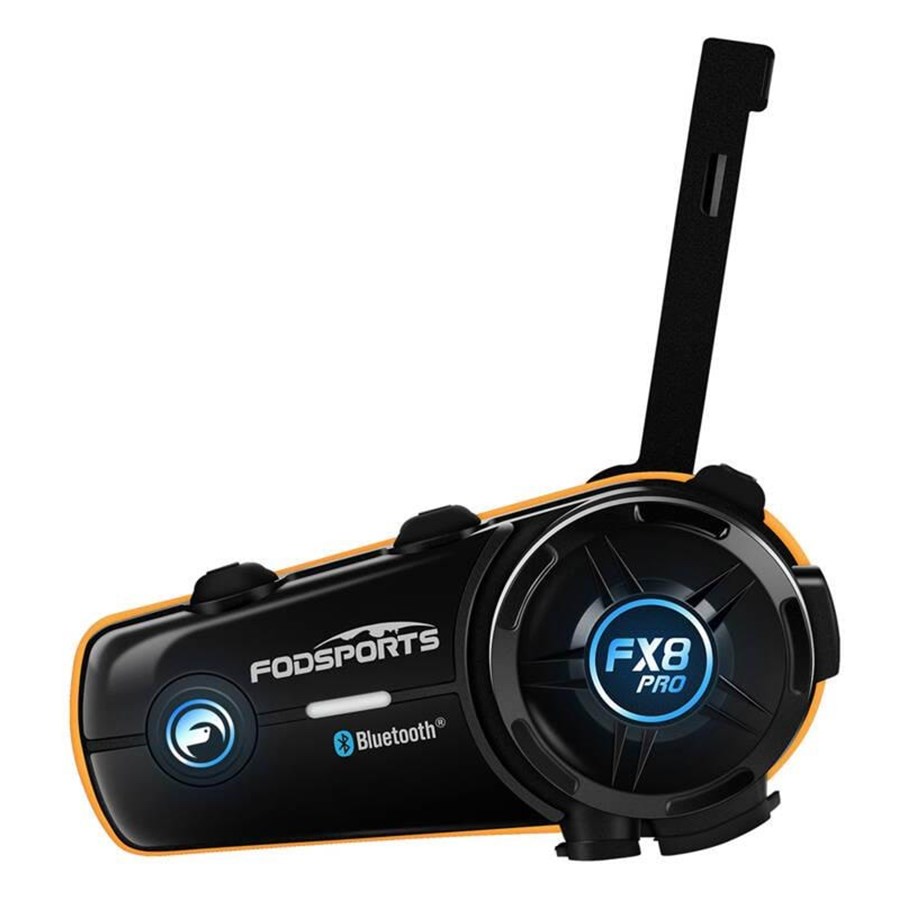 Kopfhörer/Headsets - Fodsports FX8 Pro motorcycle intercom (black) - FX8 Pro