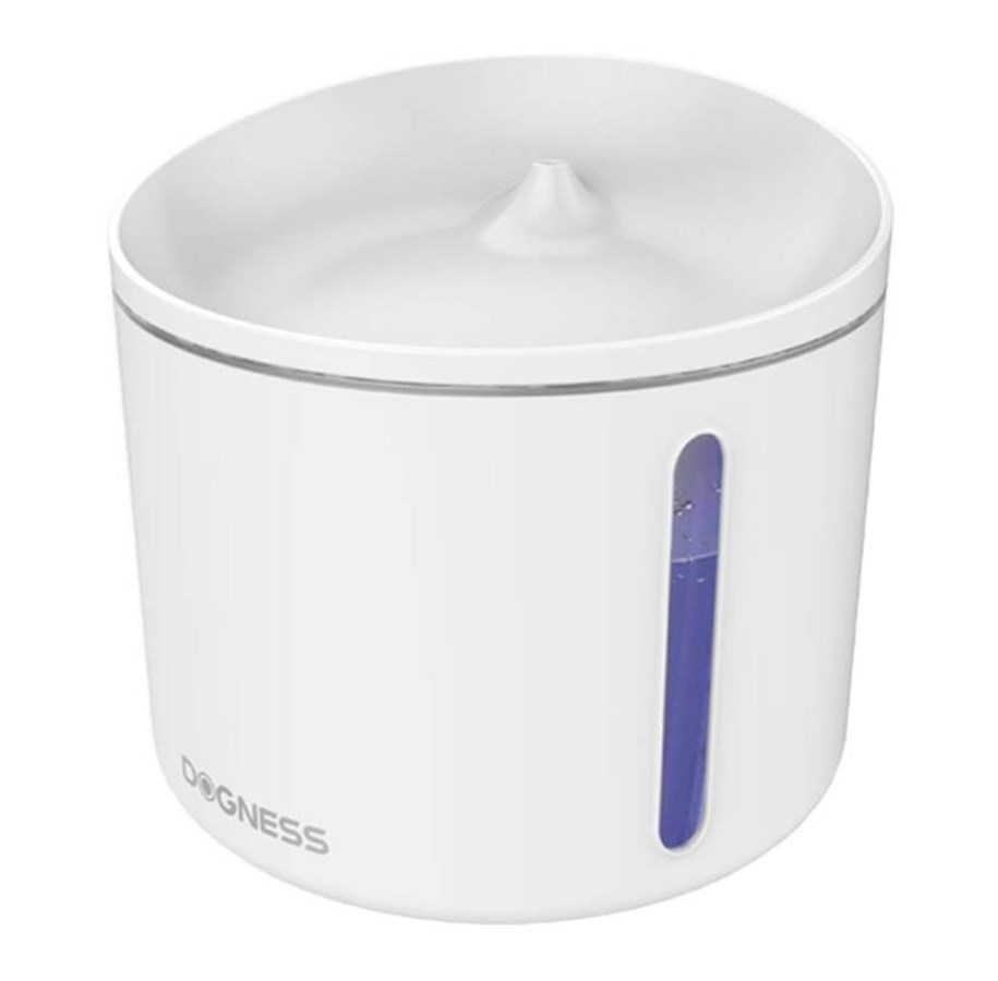 Katzen - Dogness Water Fountain for Pets 1L (White) - D03 white