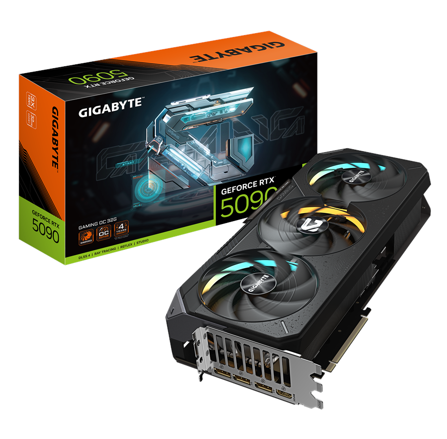 Grafikkarte - GIGABYTE GeForce RTX 5090 GAMING OC - 32GB GDDR7 RAM - Grafikkarte - GV-N5090GAMING OC-32GD