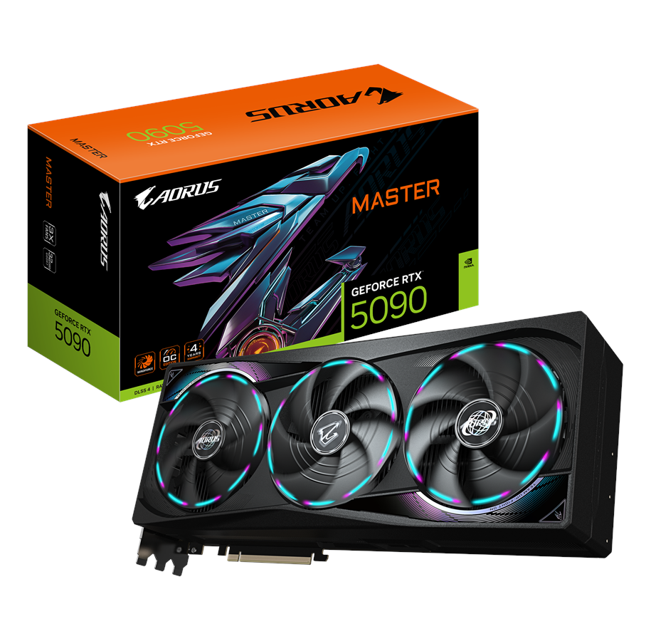 Grafikkarte - GIGABYTE GeForce RTX 5090 AORUS Master - 32GB GDDR7 RAM - Grafikkarte - GV-N5090AORUS M-32GD