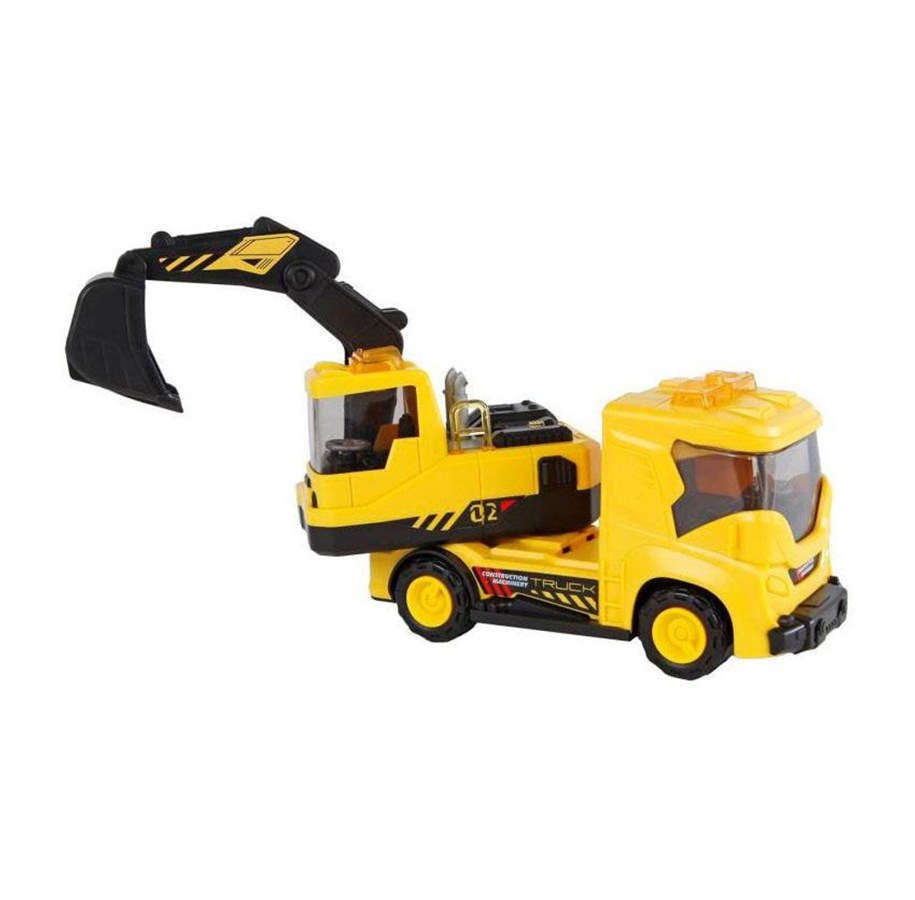 Spielzeugauto - 2-Play Traffic - 2-Play Work Vehicle Excavator Friction with Light and Sound - 510369
