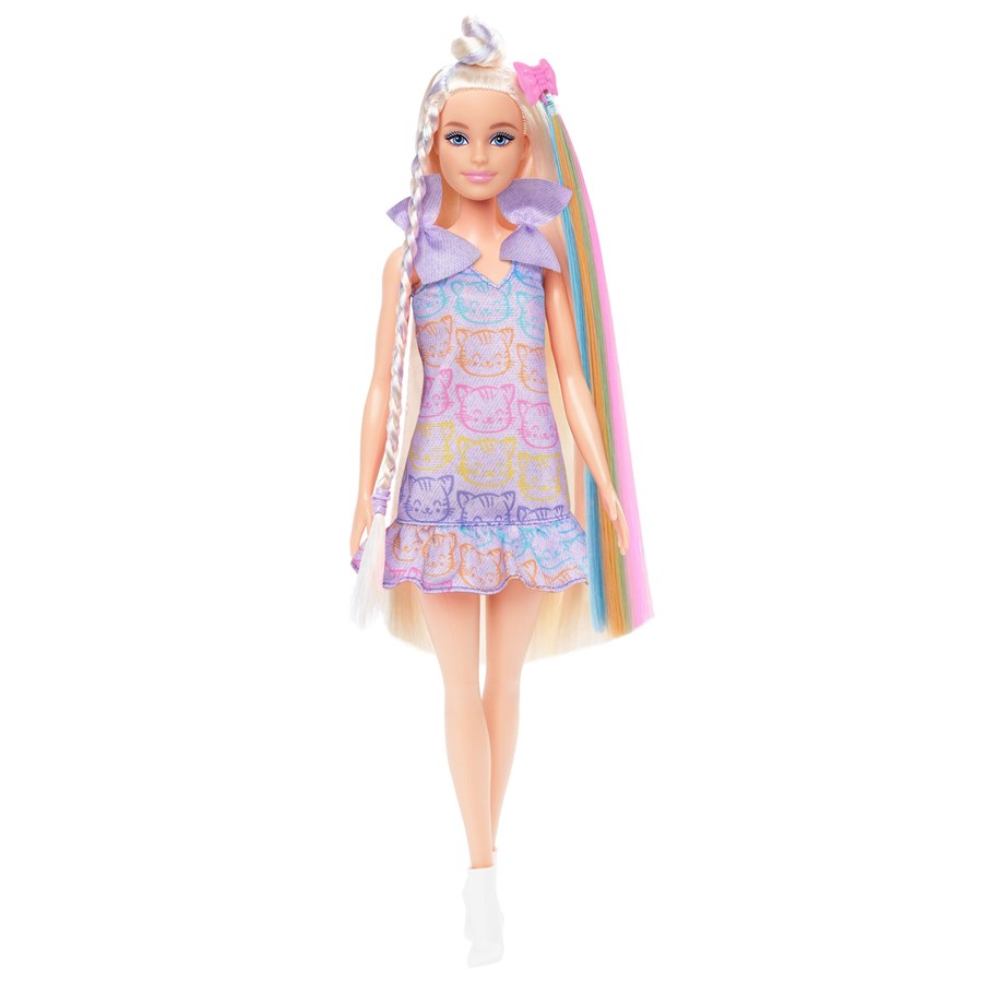 Dolls & Accessories - Barbie Fun & Fancy Doll & Accessories Blonde Fashion Doll With Extra-Long Hair & 2 Looks - JCT72