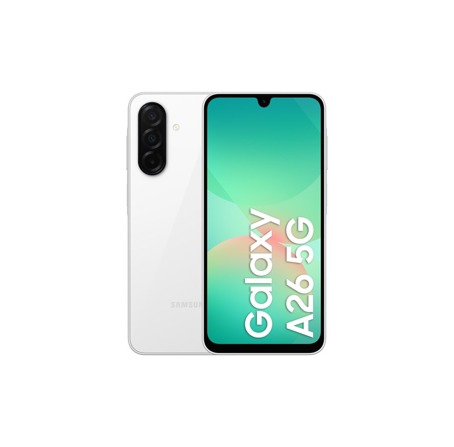 Handys & Smartphones - Samsung Galaxy A26 5G 256GB/8GB - White - SM-A266BZWCEUB